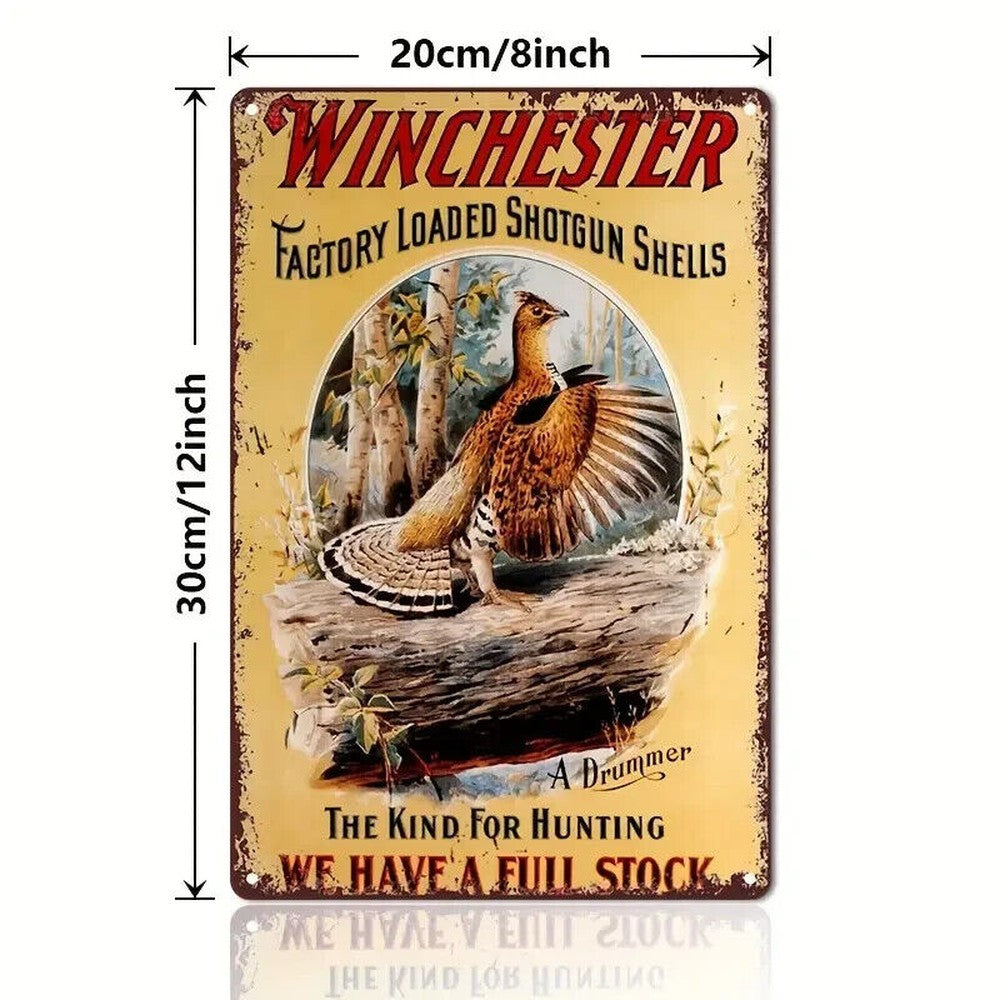 Winchester Factory Loaded Shotgun Shells Novelty metal sign 12" x 8" Wall Art Home & Garden:Home Décor:Plaques & Signs Style Your Walls